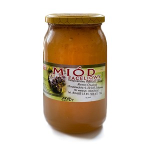 MIÓD FACELIOWY 1250 g MIÓD Z ROZTOCZA 1,25 kg